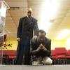 "Stuck" Video Shoot:  Metcalf Repenting on his Knees with Rev. Frederick Kennedy