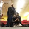 "Stuck" Video Shoot:  Metcalf Repenting on his Knees with Rev. Frederick Kennedy