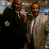 Metcalf with his Pastor Bishop TD Jakes